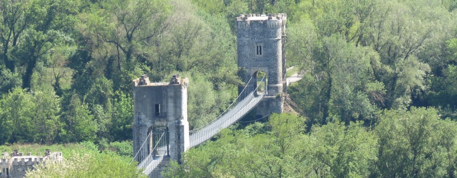 Rochemaure_Le Vieux Pont - Passerelle Himalayenne