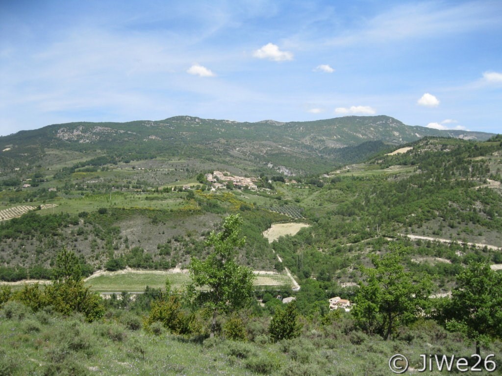 De là aussi, vue magnifique sur la vallée