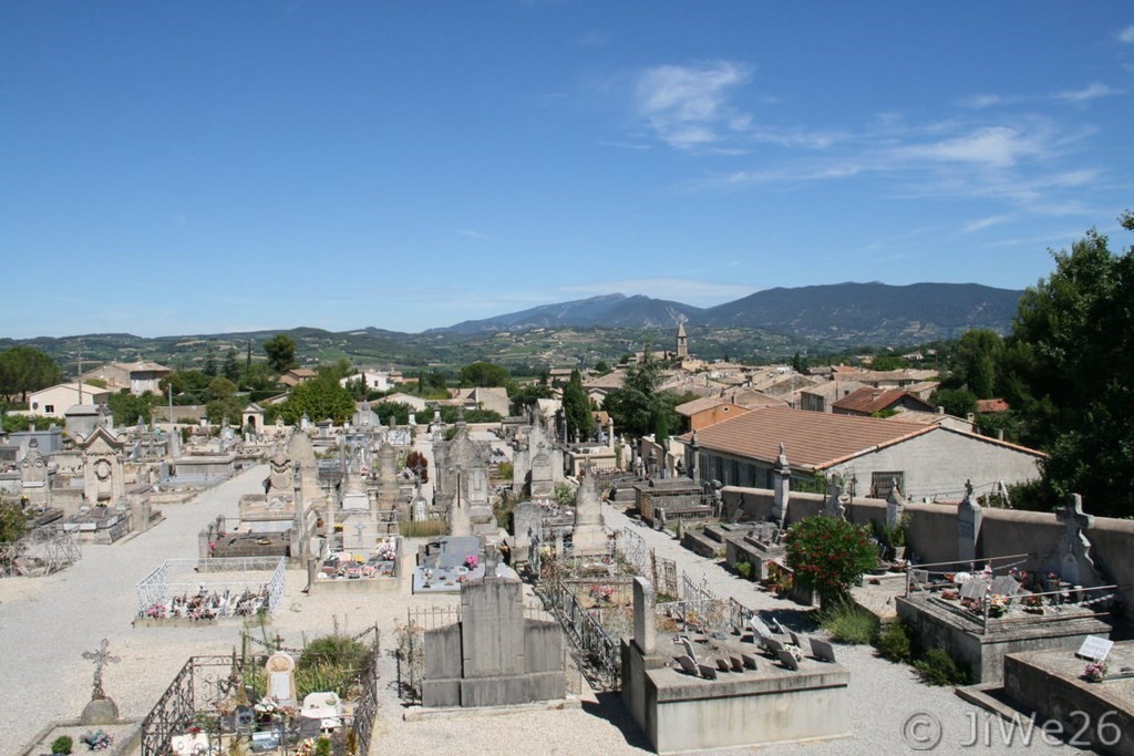 Vue générale du cimetière