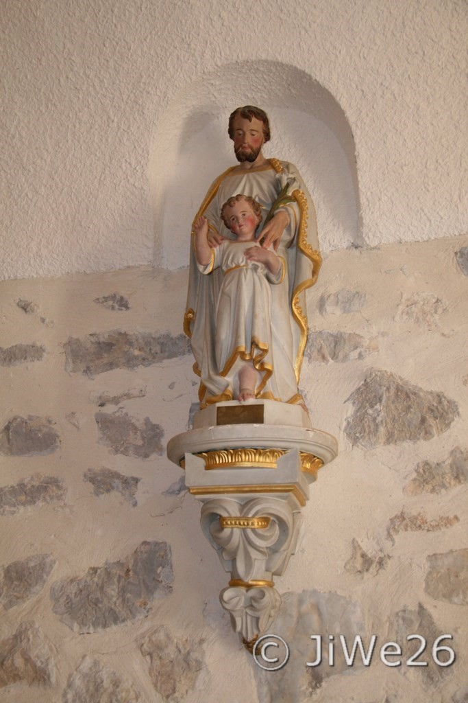 La statue de Joseph et l'Enfant Jésus