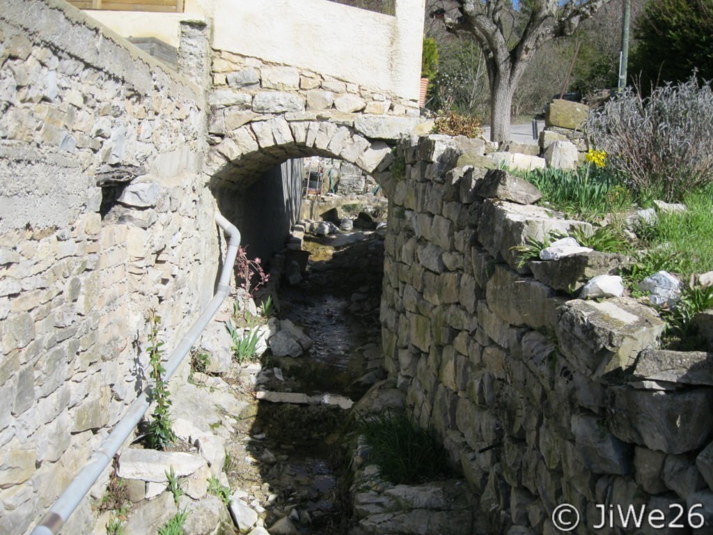 Petit ruisseau dans un charmant environnement