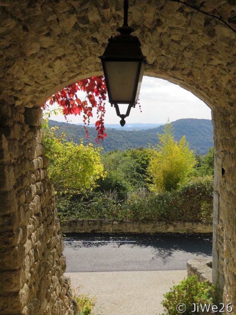 Panorama à travers une baie