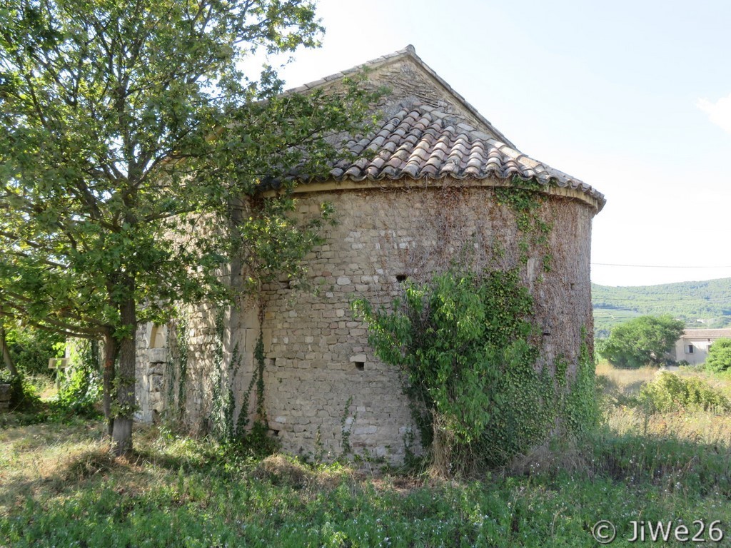 Arrière de la chapelle en cul-de-four