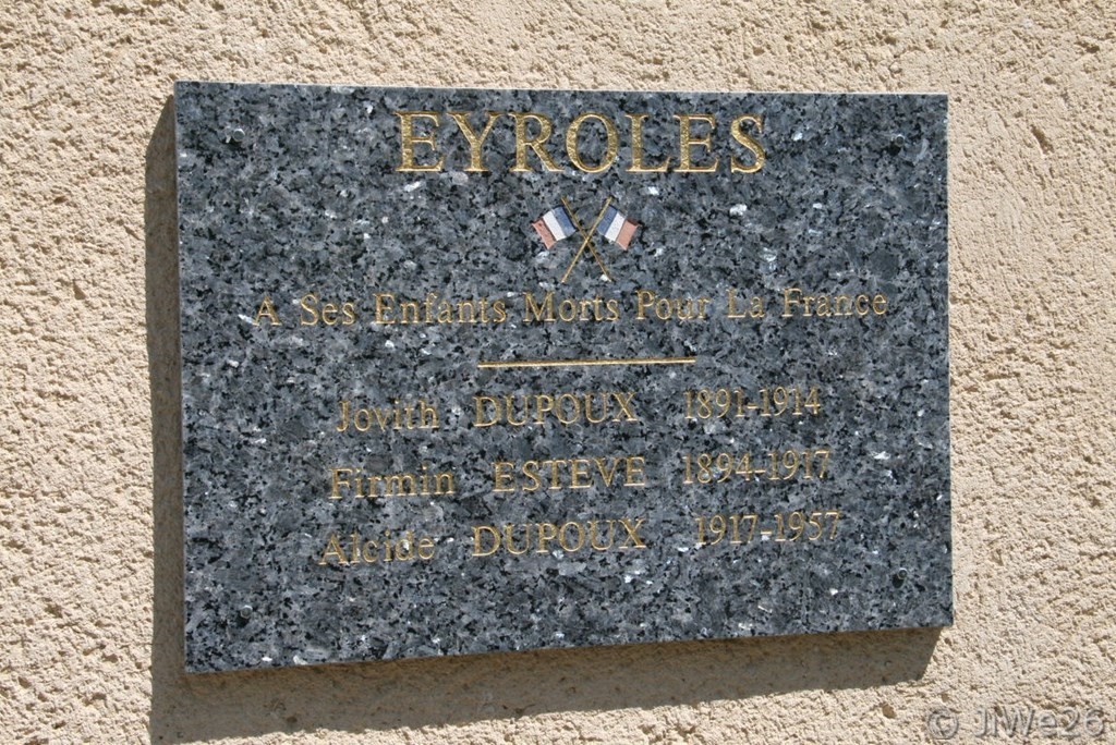 Plaque commémorative