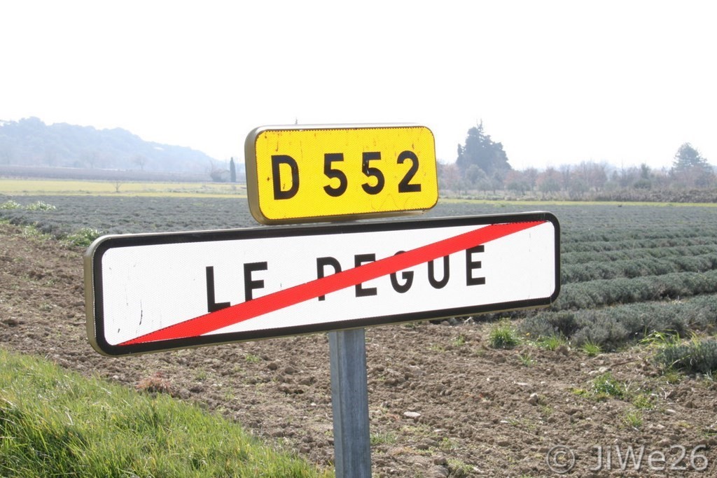 Et voilà, fin de la visite du village de Le Pègue