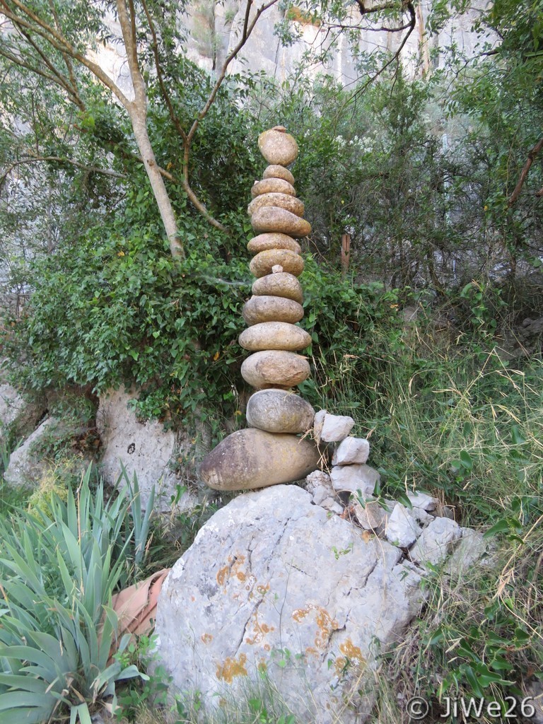 Décor original imaginé par les promeneurs