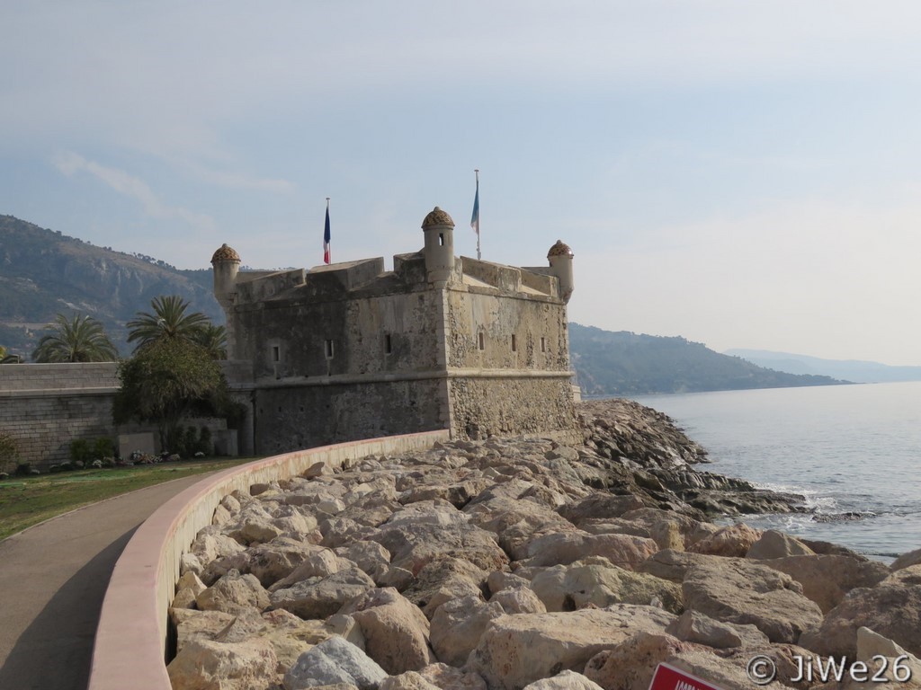 Le Bastion de Menton, ancien fortin militaire construit en 1636-1639