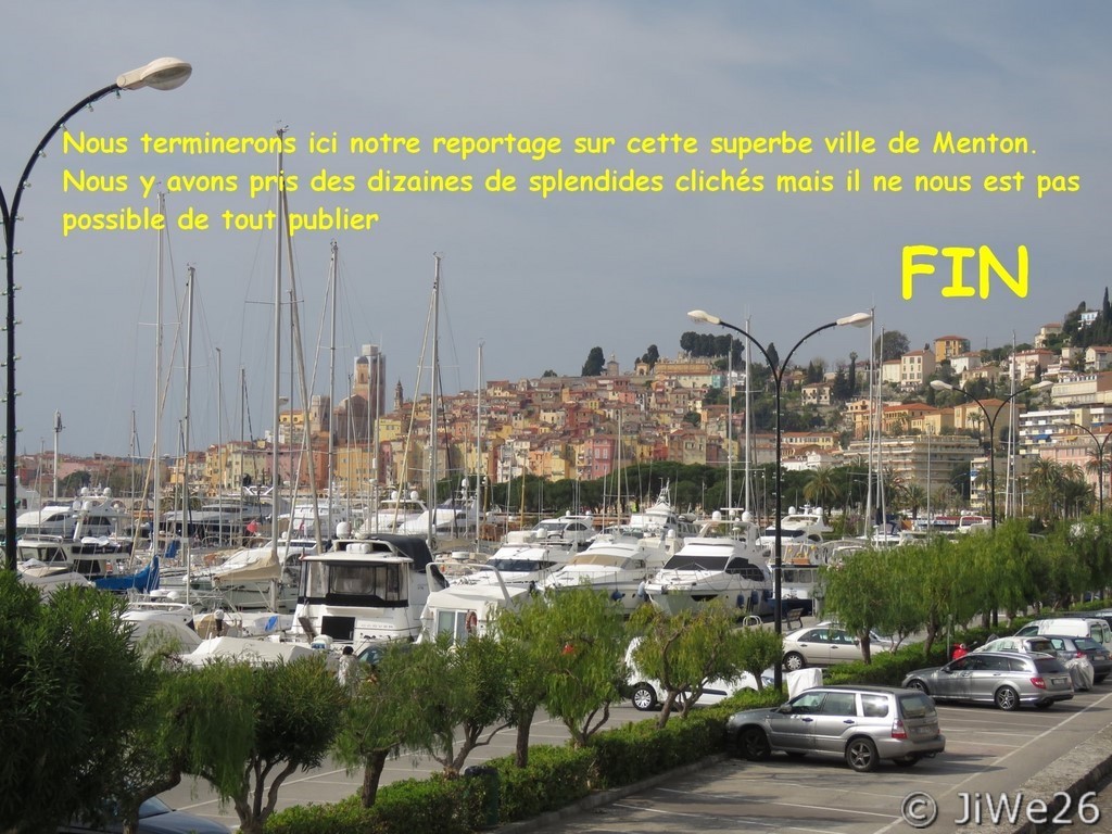 Le port et la vieille ville de Menton