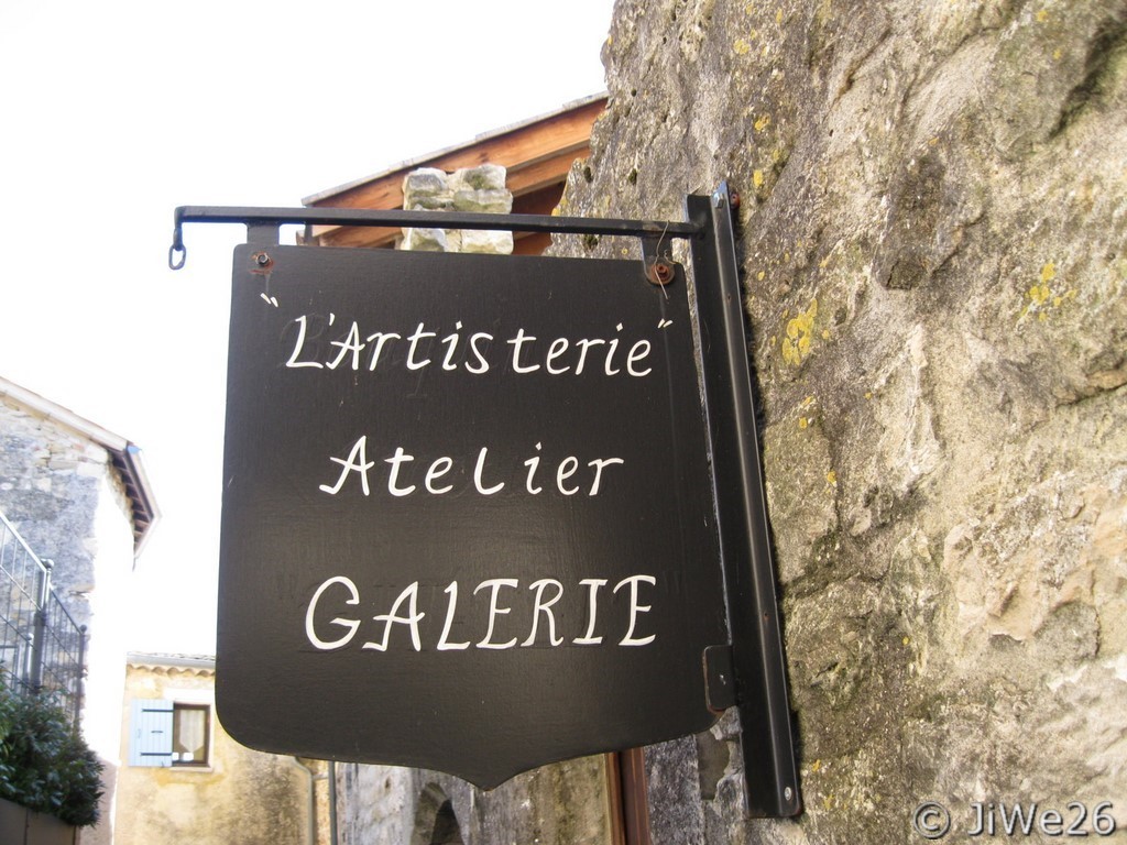 Enseigne de la galerie