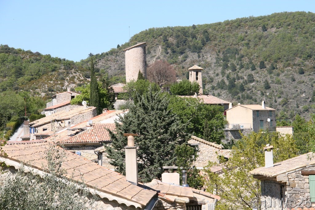 Vue sur le village de Rochebrune