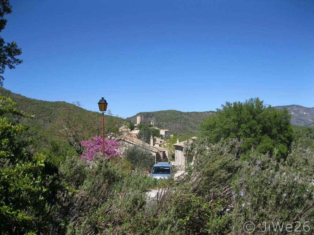 Vue sur le village de Rochebrune
