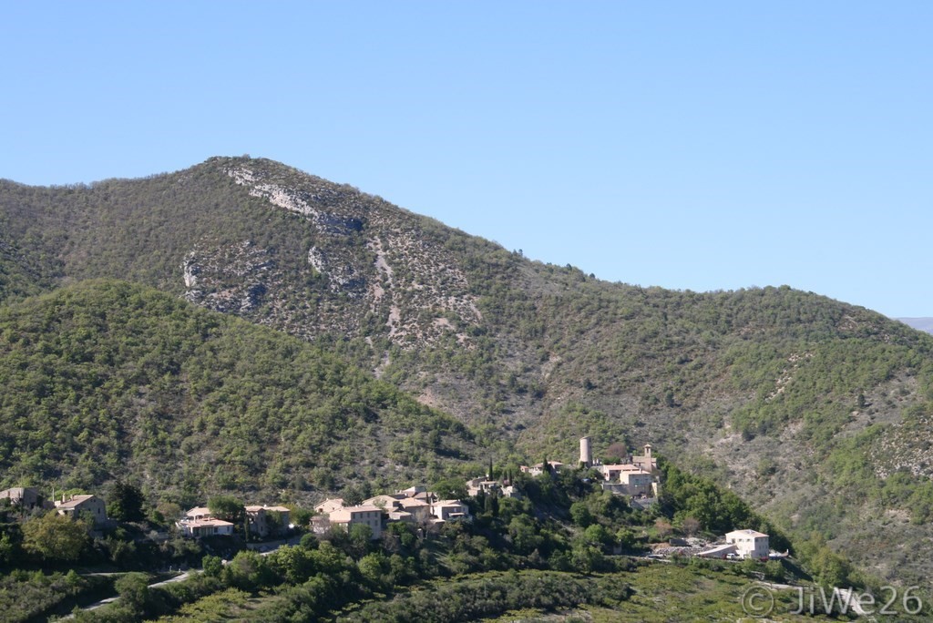 Le village vu d'en haut