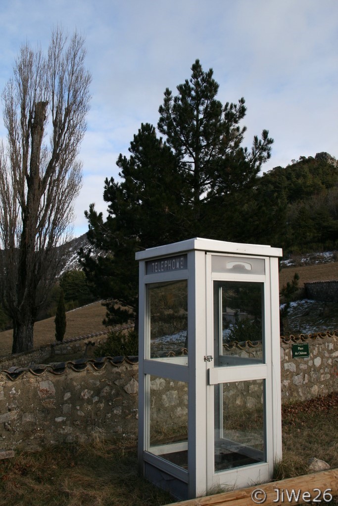 Cabine téléphonique hors service