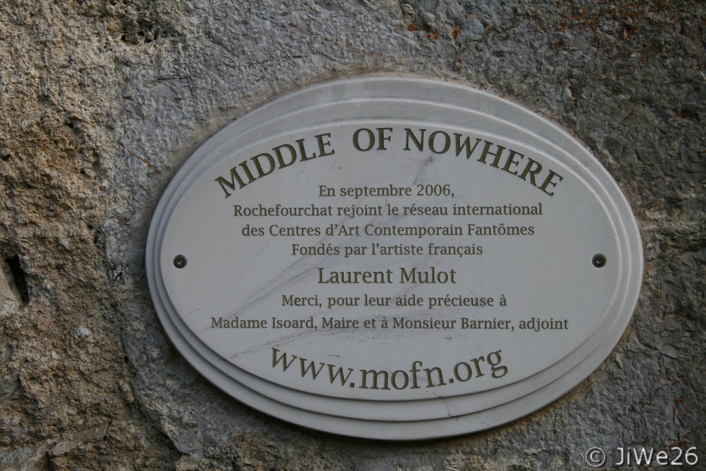 Plaque Middle of Nowhere