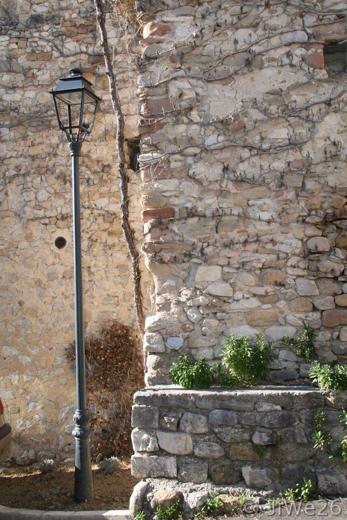 Mur détaillé du château