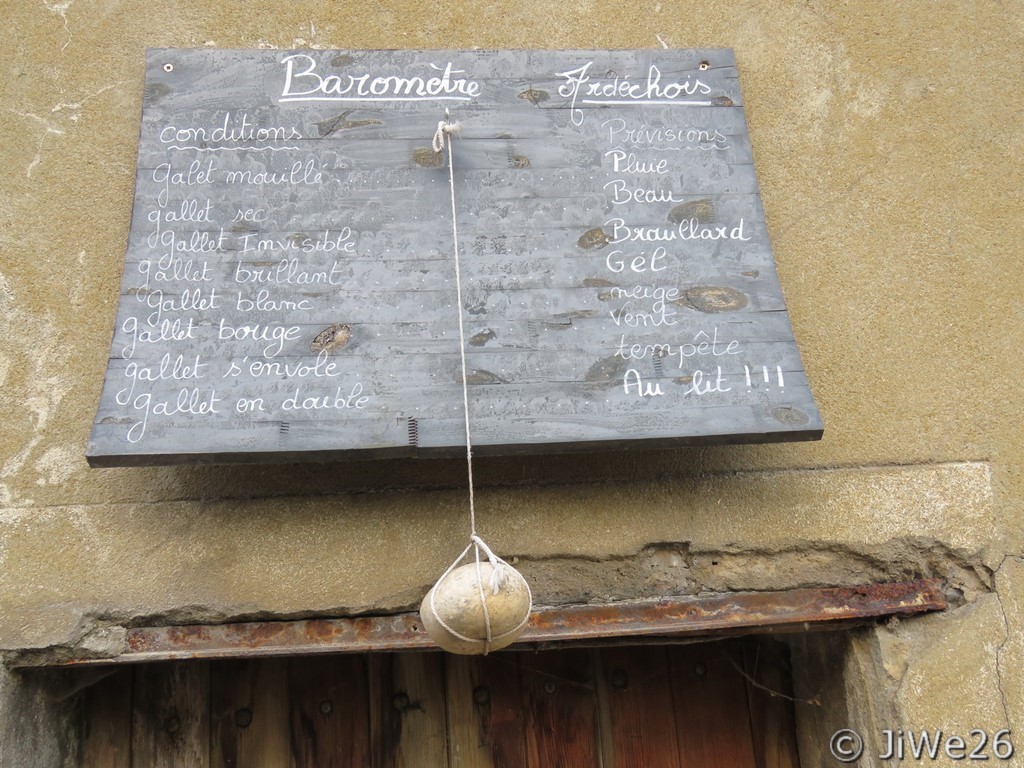 Un baromètre original