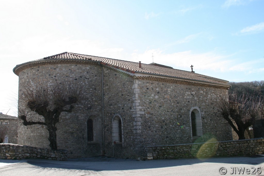 Arrière de l'église