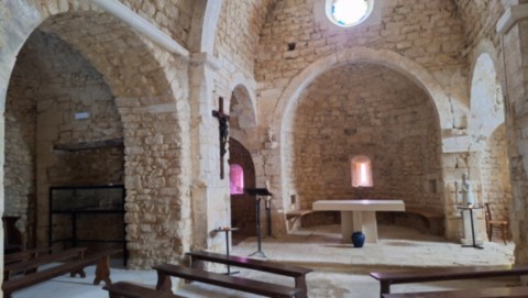 Le fond de l'église