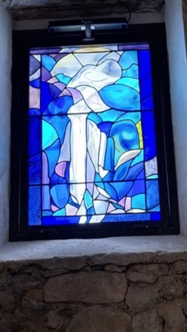 Vitrail du Baptême du Christ