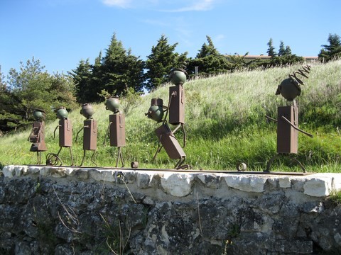 Oeuvre réalisée par les jeunes des ateliers Foyer Matter en 2010-2011