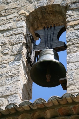 Détail de la cloche de droite