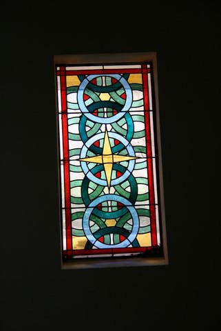 Un vitrail de l'église