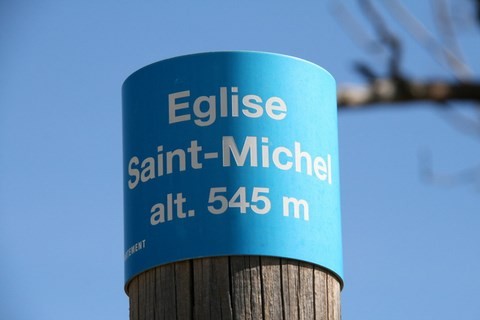 On ne s'en rend pas compte, mais on est déjà à 545 m