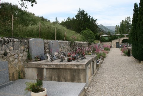 Vue générale du cimetière