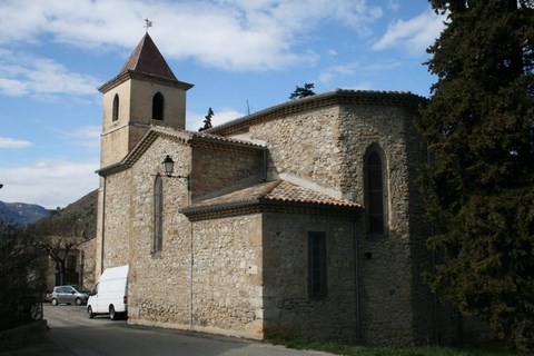 L'Eglise vue arrière