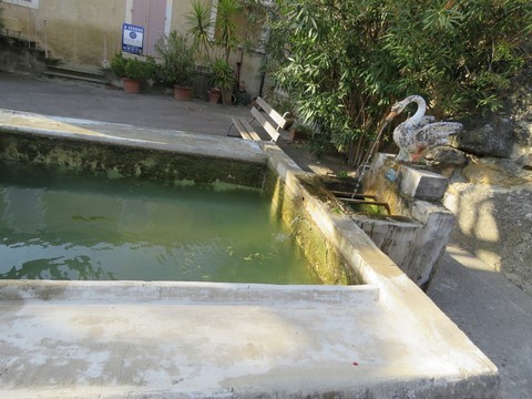 Lavoir au cygne où se situait l'ancienne chapelle Ste-Agathe détruite en 1741