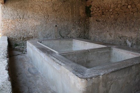 Gros-plan du lavoir