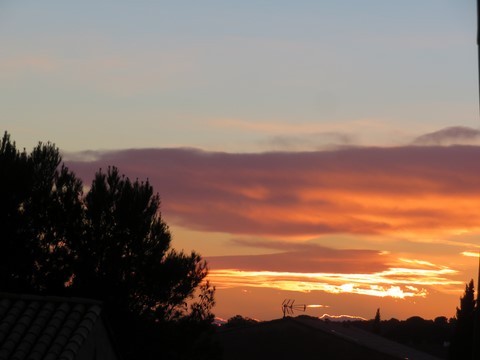 Fin de journée à Nyons