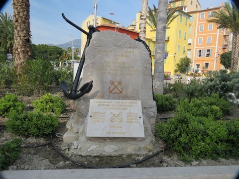 Stelle en l'honneur des marins morts en mer