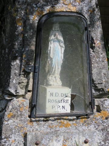 Gos plan de la Vierge sur la potale