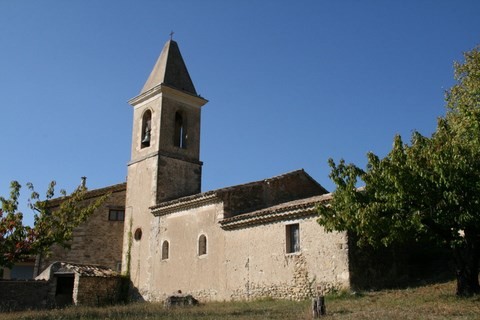 L'église vue de l'arrière