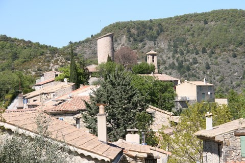 Vue sur le village de Rochebrune