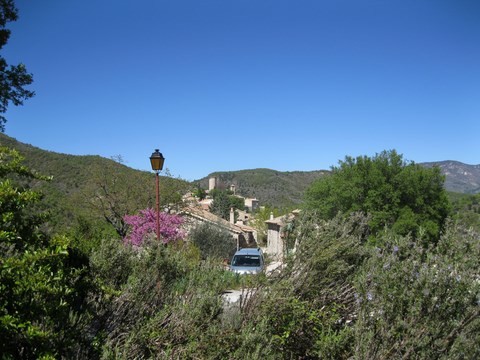 Vue sur le village de Rochebrune