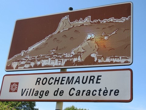 Plaque représentant le village de caractère