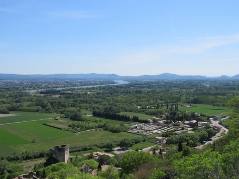 Point de vue sur l'entrée du village