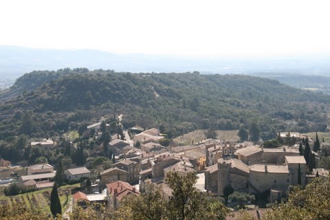 Rousset vu depuis ce chemin