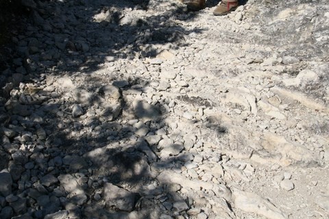 Dur, dur ce sentier de pierres