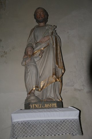 Statue de Joseph et l'Enfant Jésus