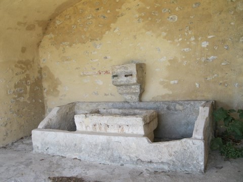 Détail du lavoir