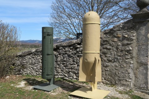 Bombe allemande larguée en juillet 1944