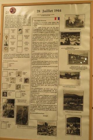 Lettre d'un maquisard adressée à sa mère en mars 1944