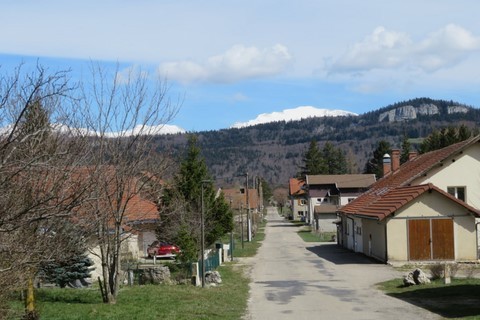 Une des rues du village