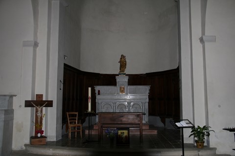 Autel en marbre de carrare inauguré en 1901