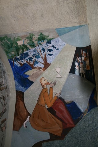 Jolie scène peinte par Cristobal Orti, peintre catalan