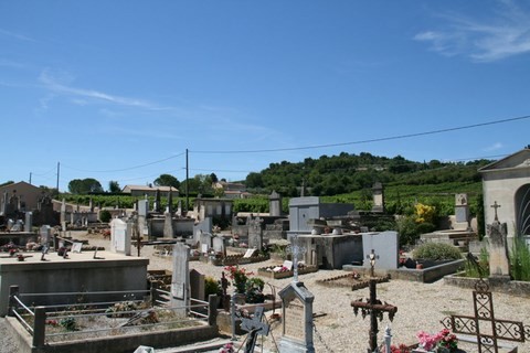 Vue générale du cimetière